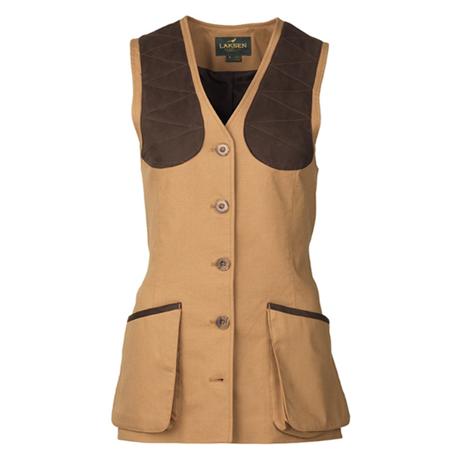 Laksen Ladies Cottonwoods Vest Camel 10 1